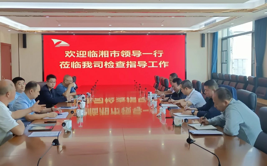 临湘市领导一行来我司参观调研